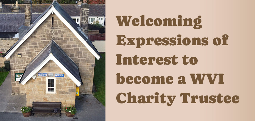 welcoming expressions of interest to become a WVI charity trustee